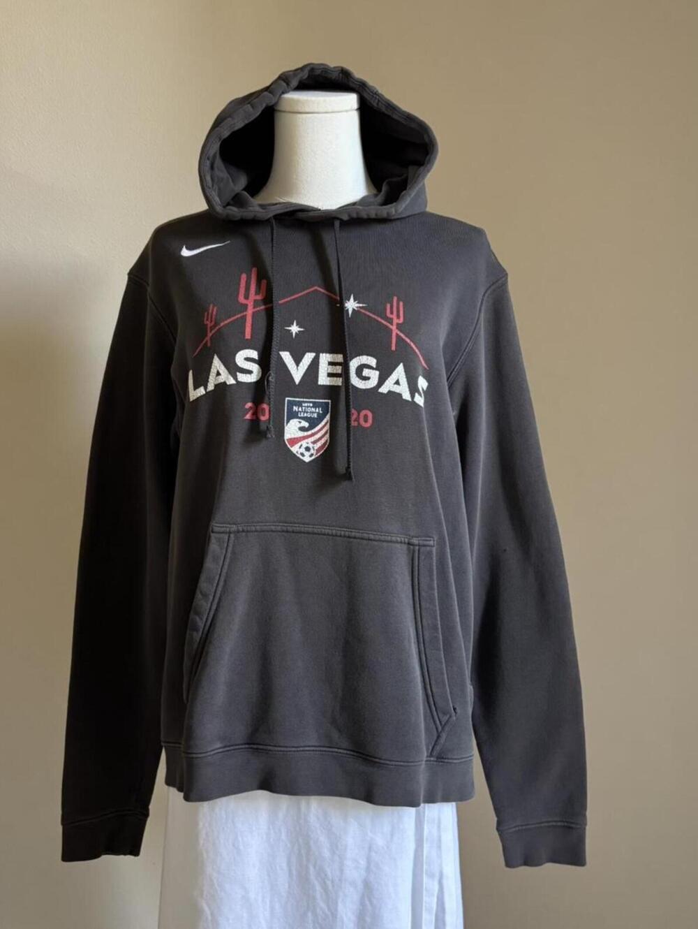 Nike Las Vegas Hoodie Medium Charcoal Gray Soccer